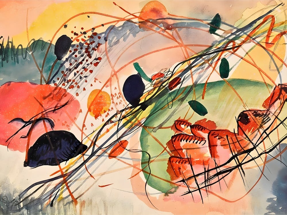Wassily Kandinsky Abstract Painting 5