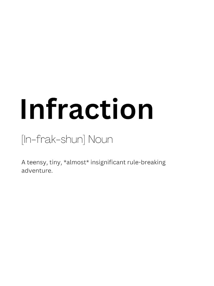 Infraction Definition Meaning
