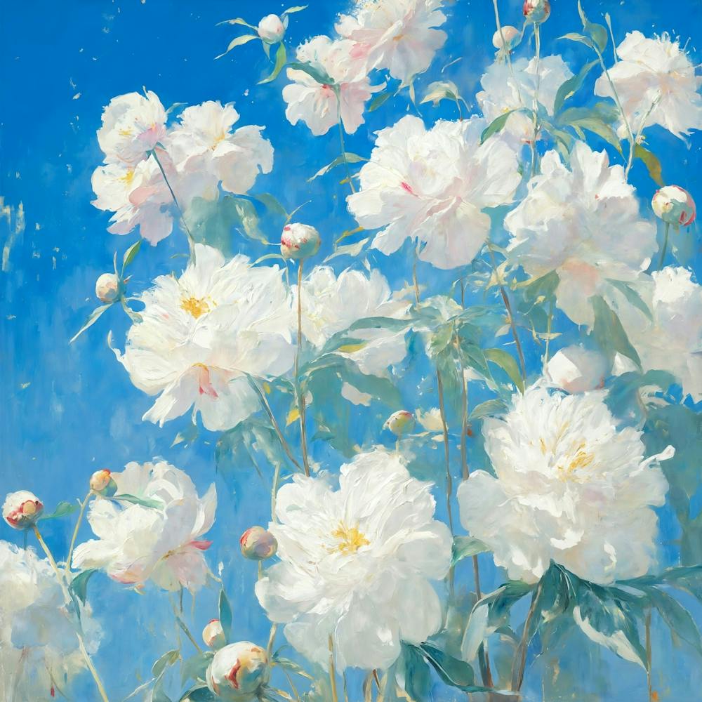 White Peonies