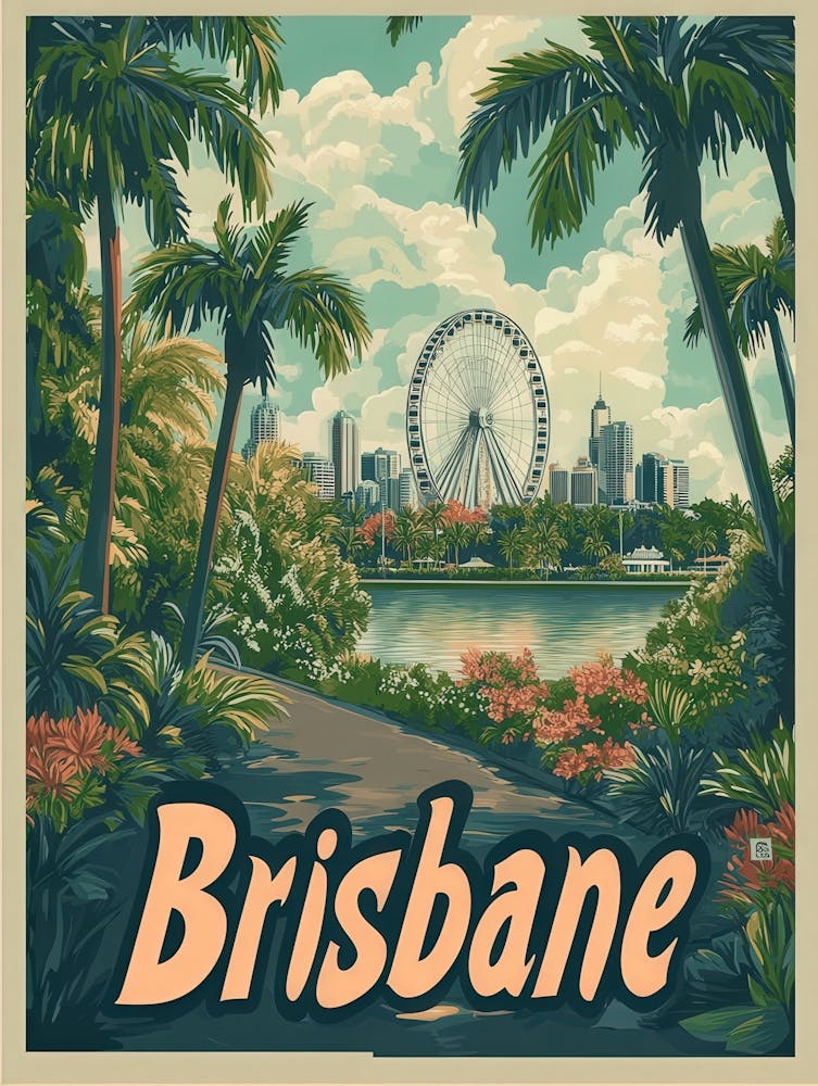 Aihrgdesign A Classic 1960s Travel Poster For Brisbane Showca F037627d 4d0f 4390 9070 678096c2ad03 1