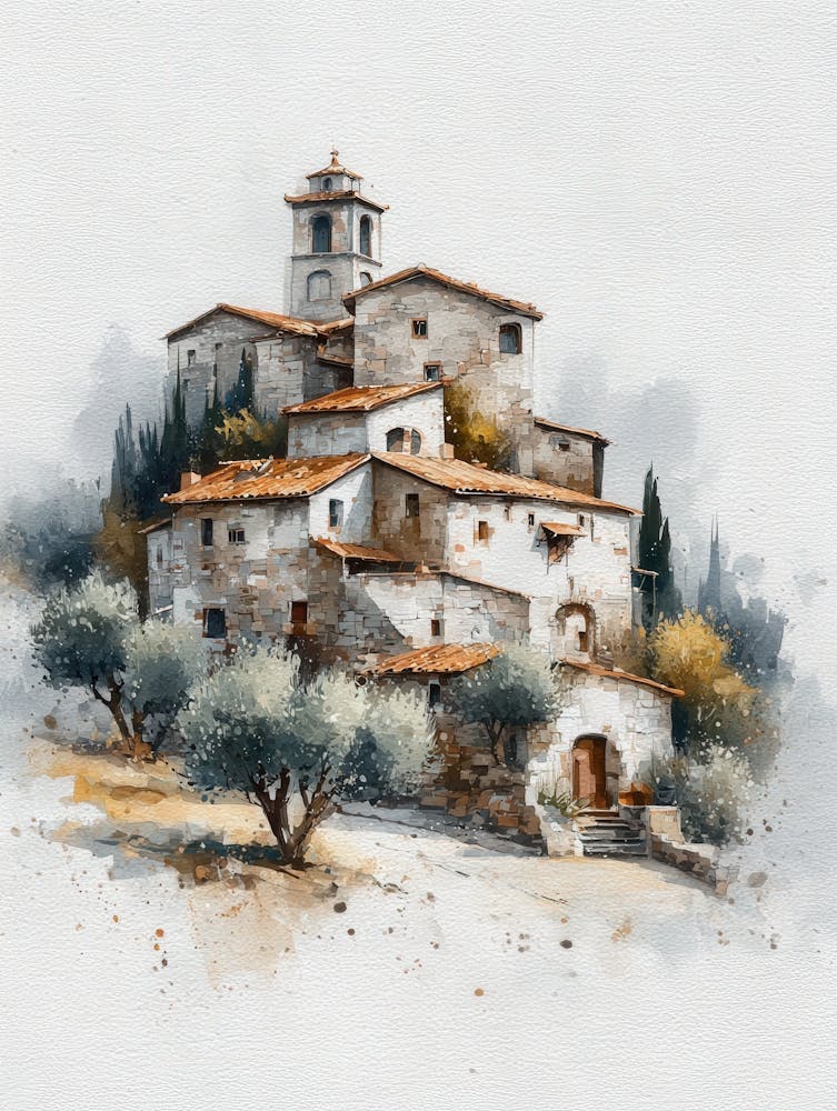 Aihrgdesign Isolated Watercolor Painting Of Countryside Lands 50652af7 F19e 4233 A8ab C647130a3643 3