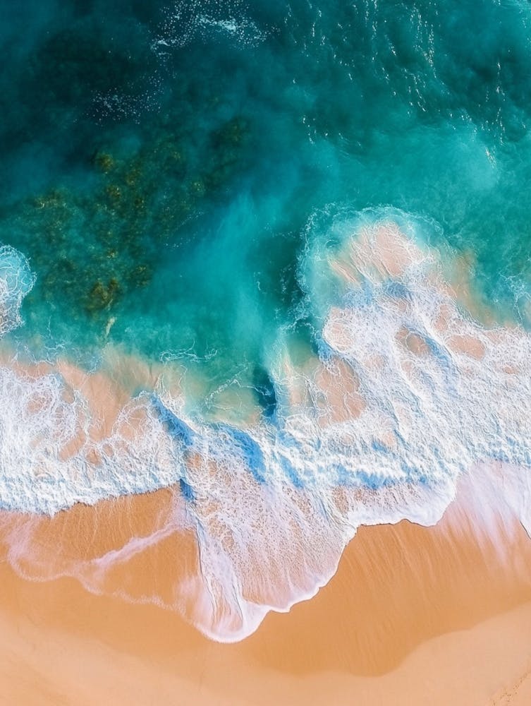 Aerial View Of A Beach 95