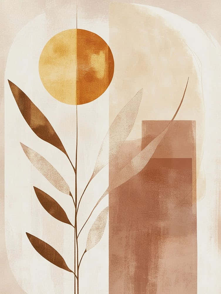 Abstract Flower Canvas Print 1