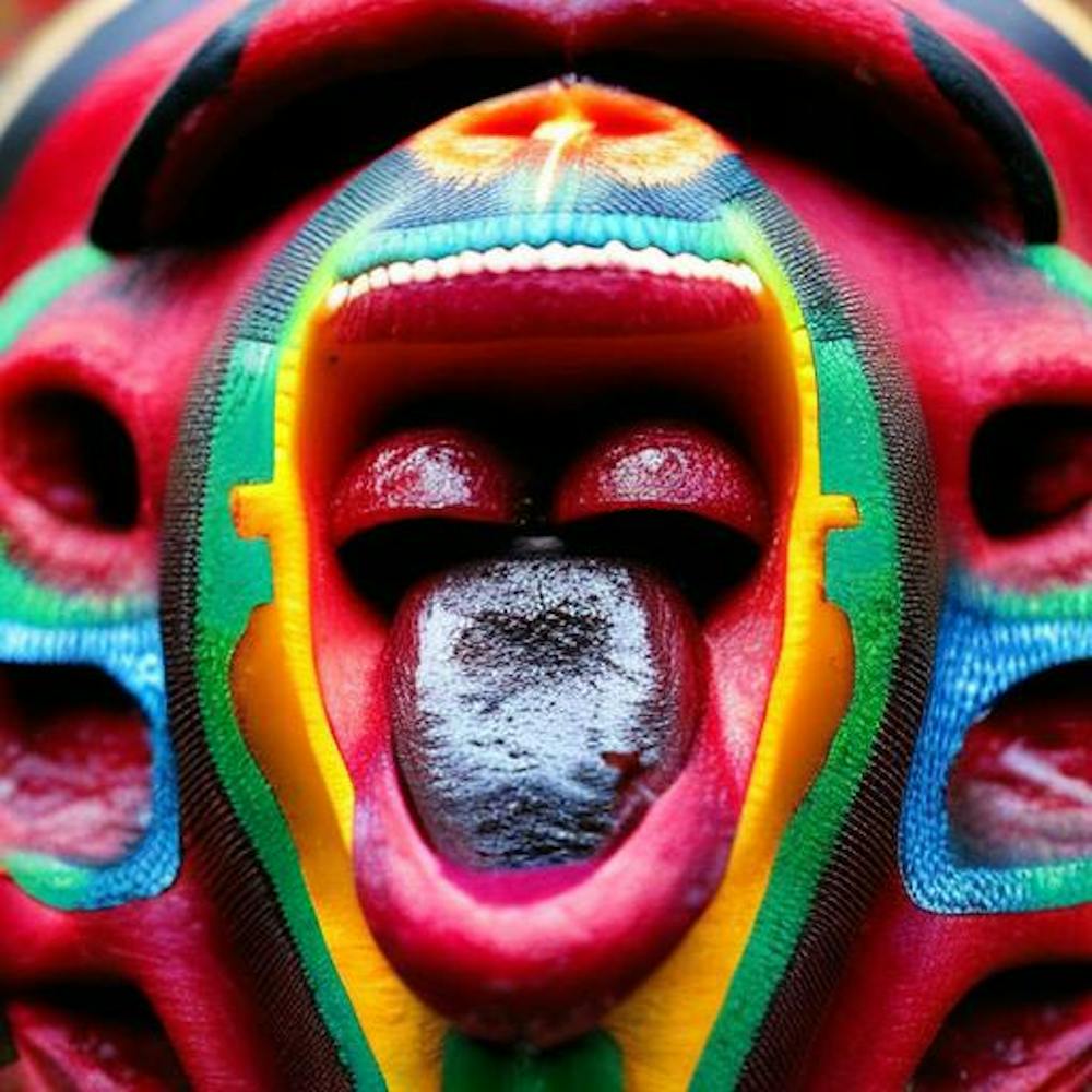 Fruit make monkey face 3