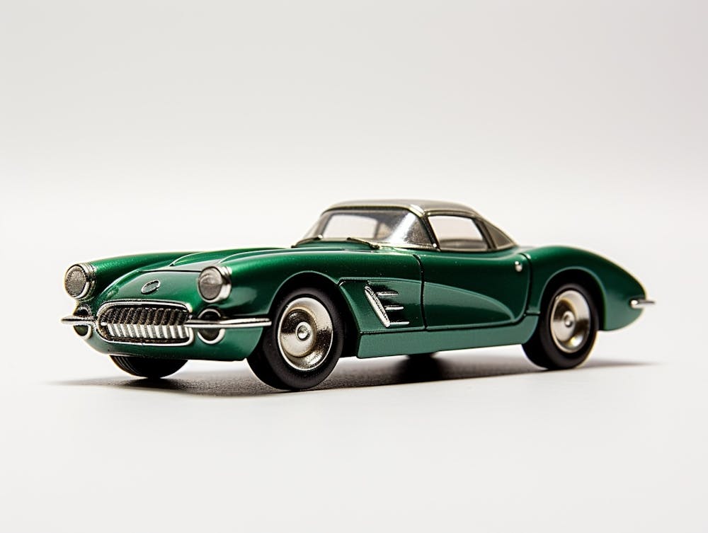 Toy Car 55 Corvette Green