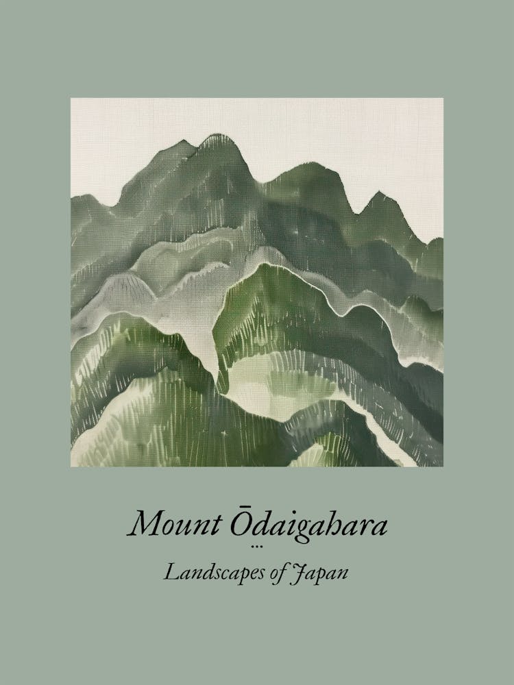 Landscapes Of Japan Mount Odaigahara 2