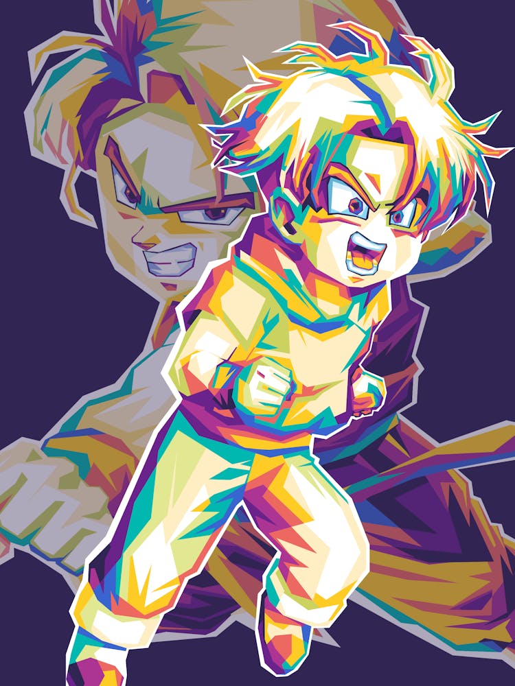 Trunks Dragon Ball Wpap Fullcollor