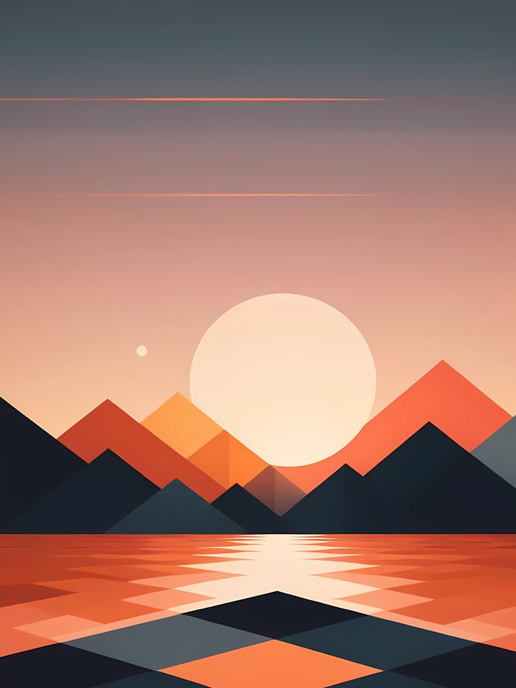 Abstract Mountain Landscape 12