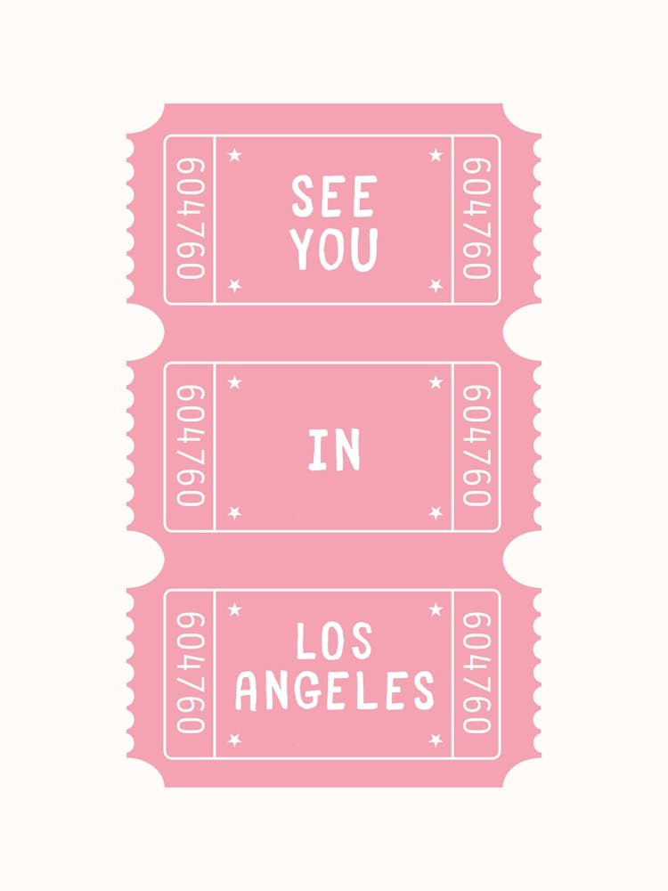 See You In Los Angeles Poster
