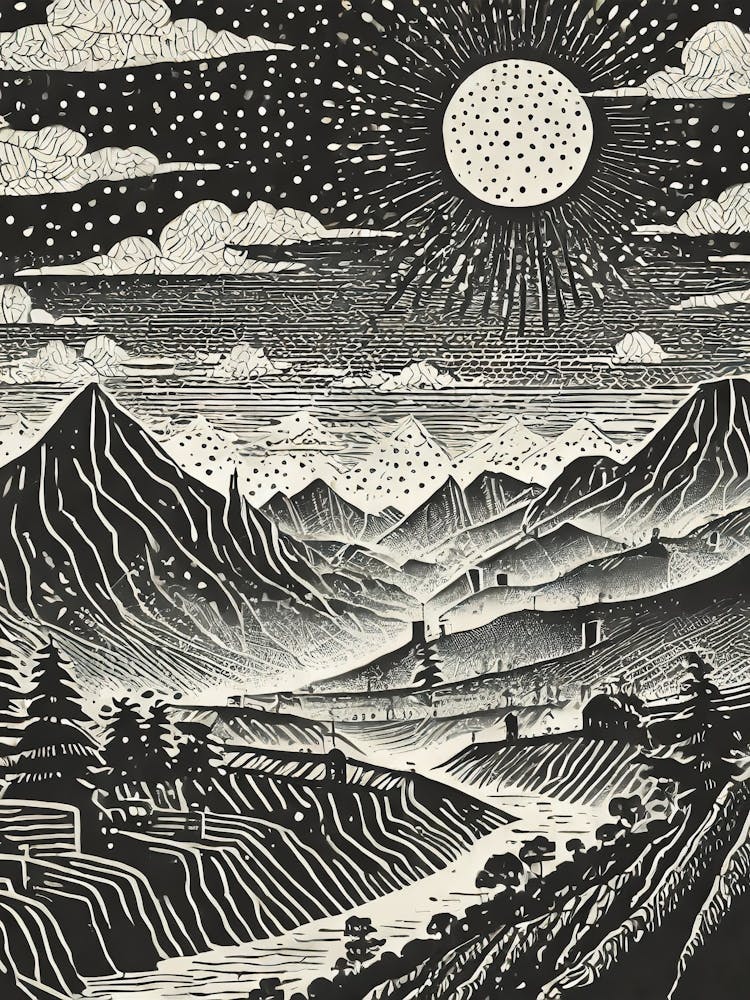 Landscape With Mountains