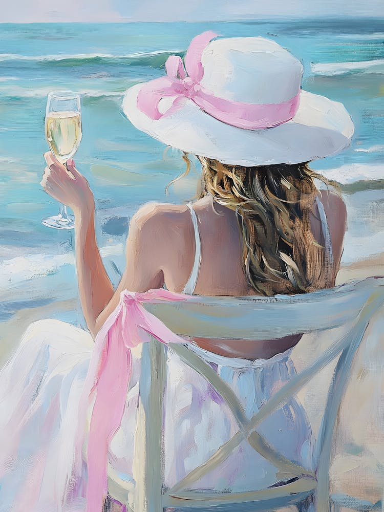 Girl At The Beach 2