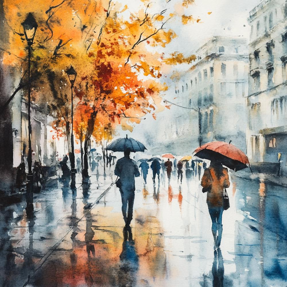 Jour de Pluie À Paris