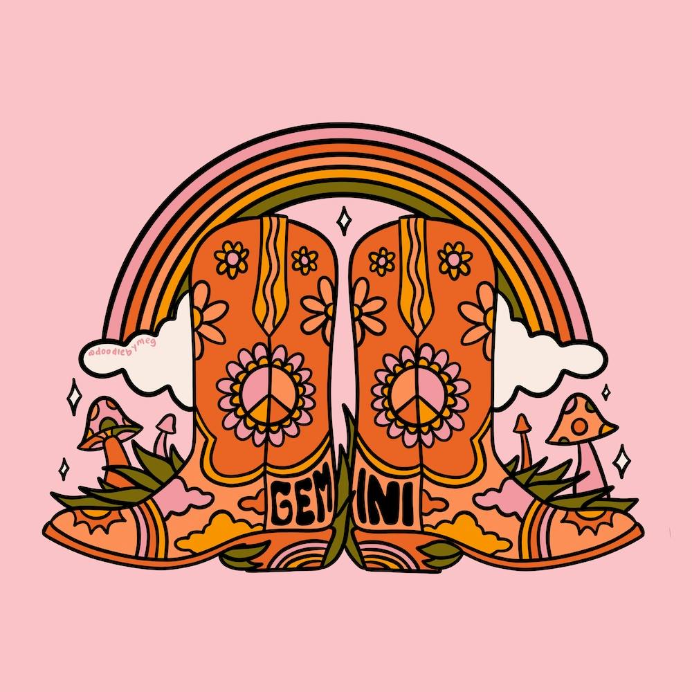 Gemini Cowboy Boot