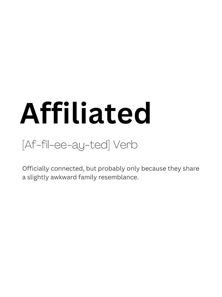 Affiliated Definition Meaning