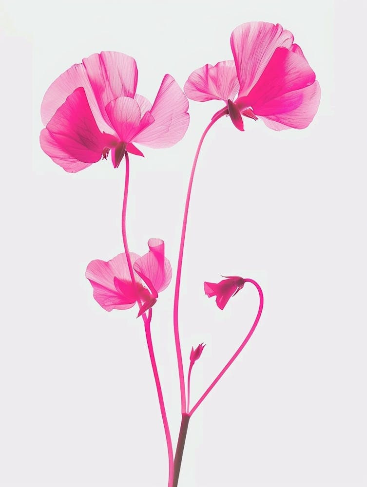 Hot Pink Sweet Pea 2