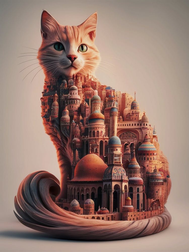 Cat In A City