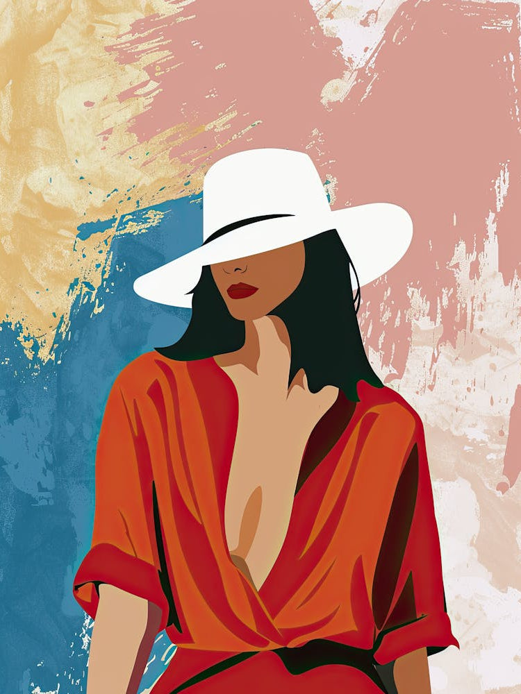 Woman In A Hat, Minimalism