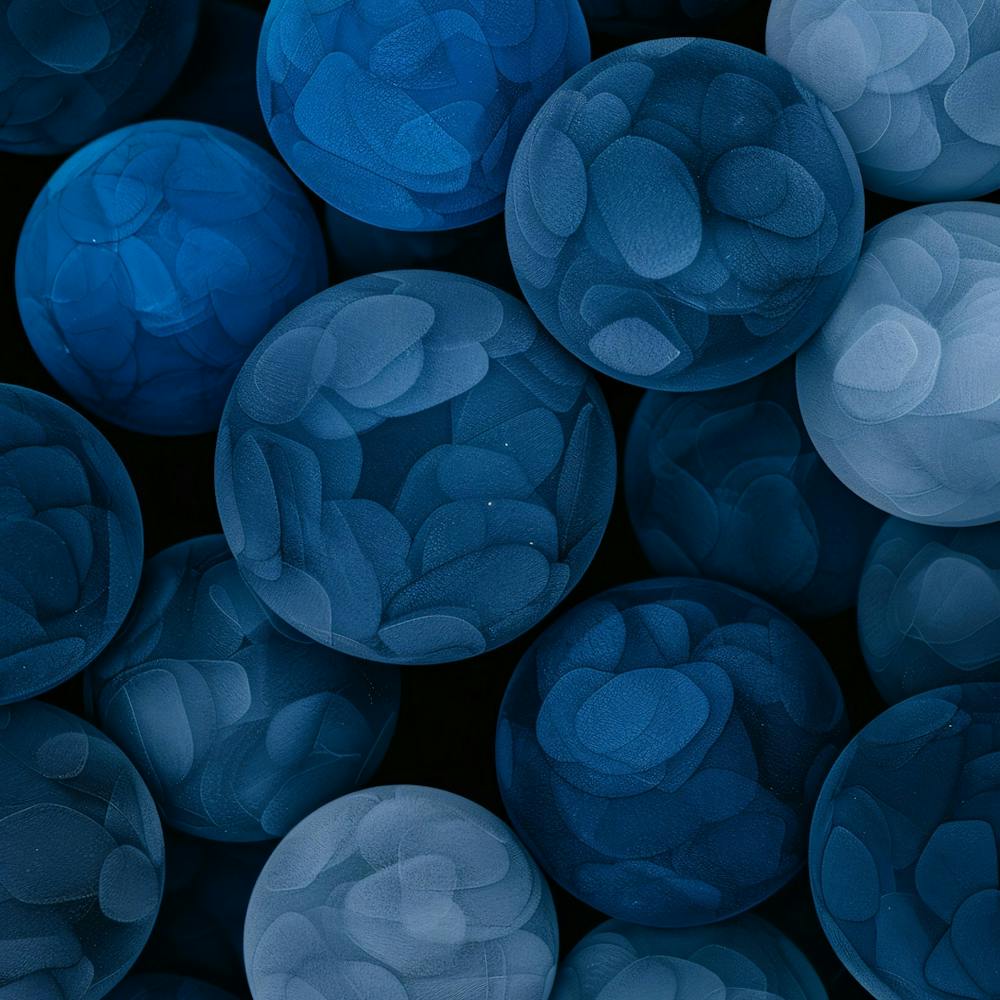 Blue Spheres