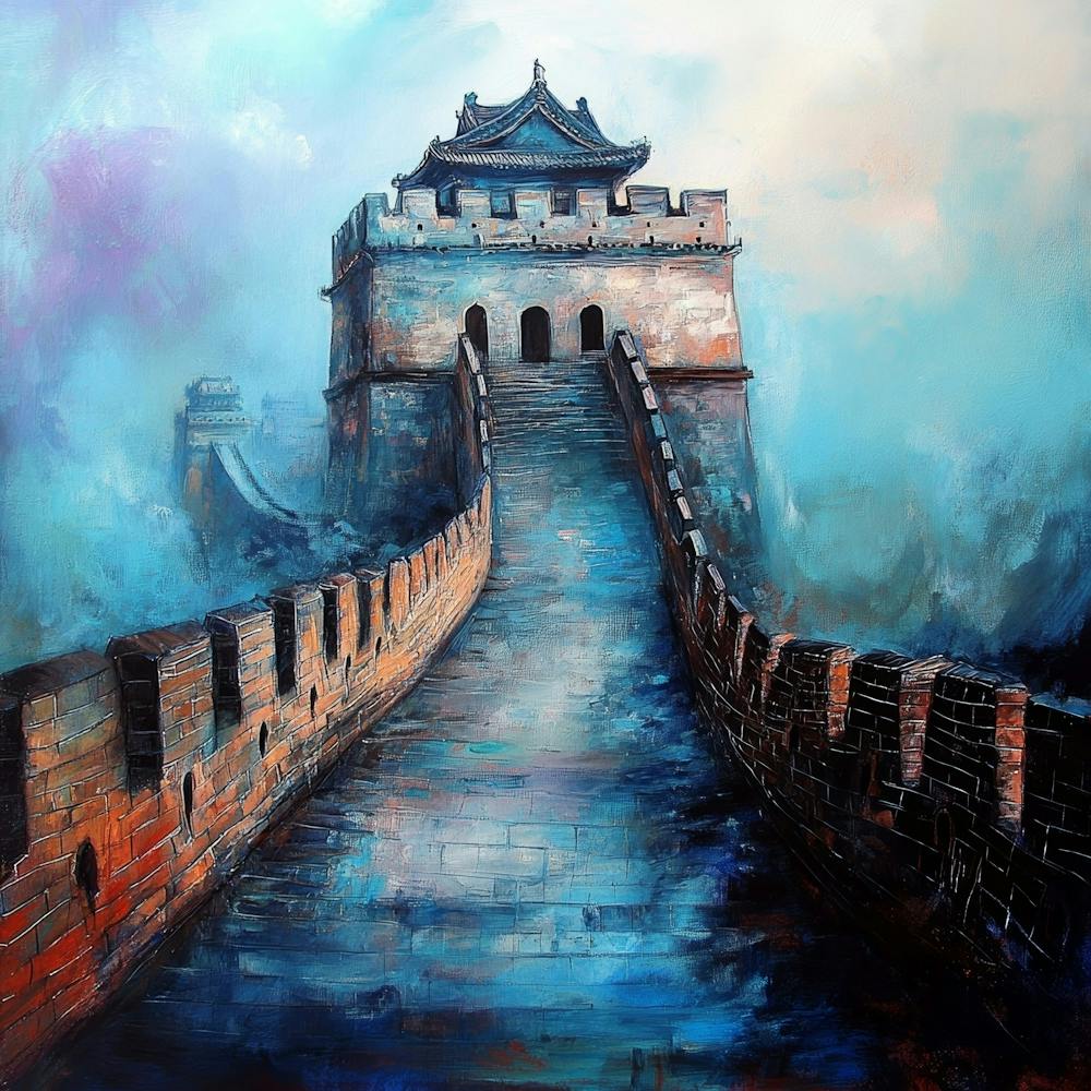 Great Wall Of China Art 1