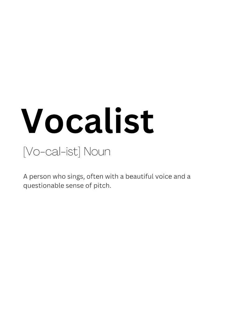 Vocalist Definition Meaning