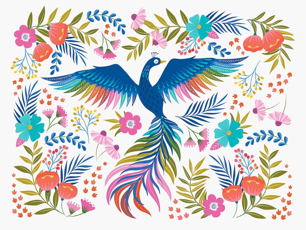 Floral Phoenix Light