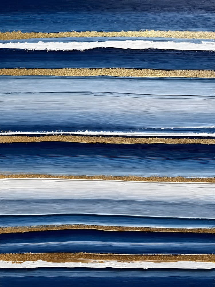 Blue And Gold Stripes