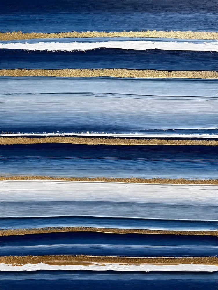 Blue And Gold Stripes