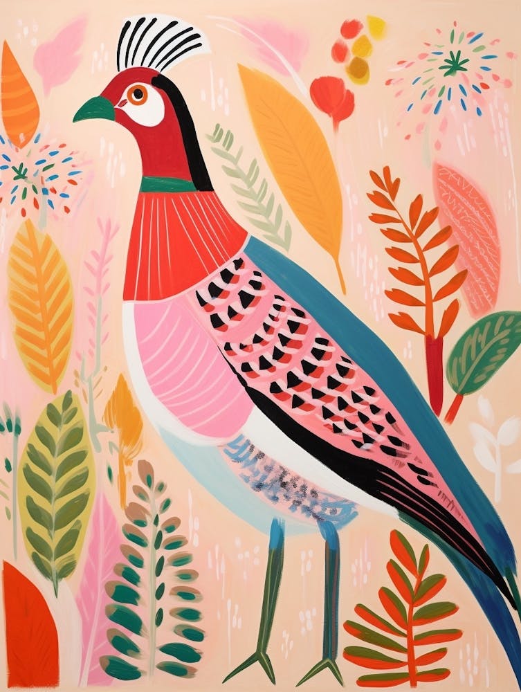 Pink Scandi Pheasant 4