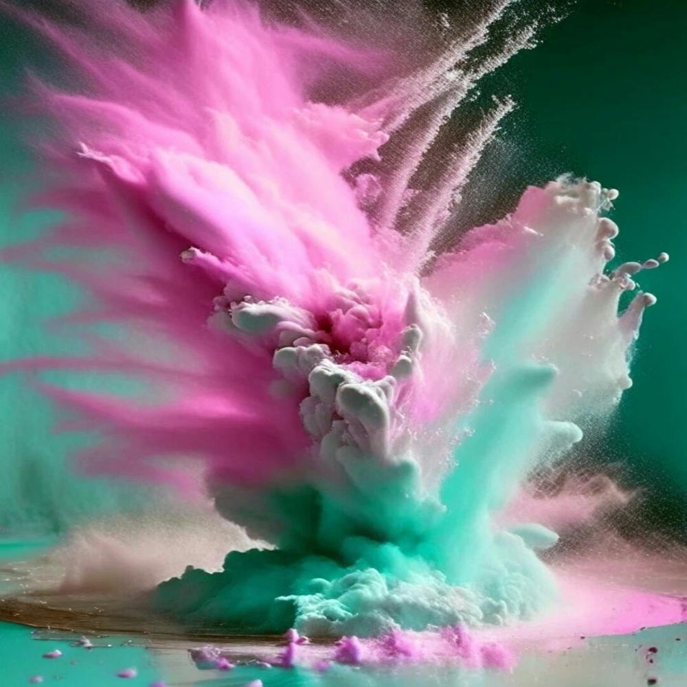 Pink Powder Explosion