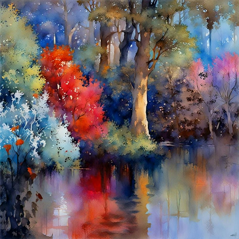 Forest By The Water