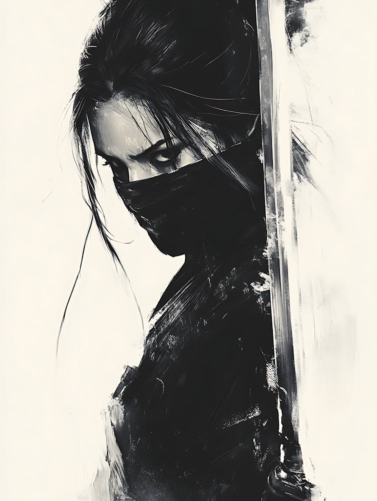 Mystery Beautiful Ninja Girl 5