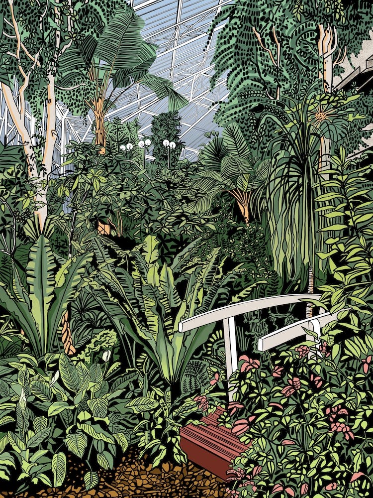 Barbican Conservatory Bridge