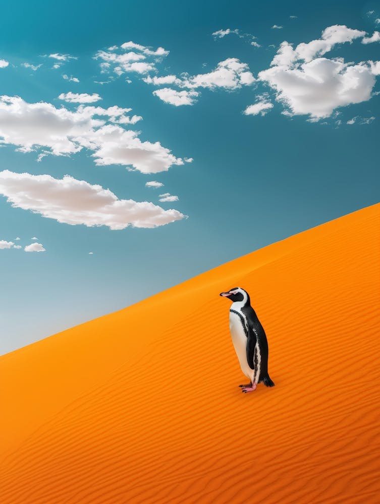 Penguin In The Desert 13