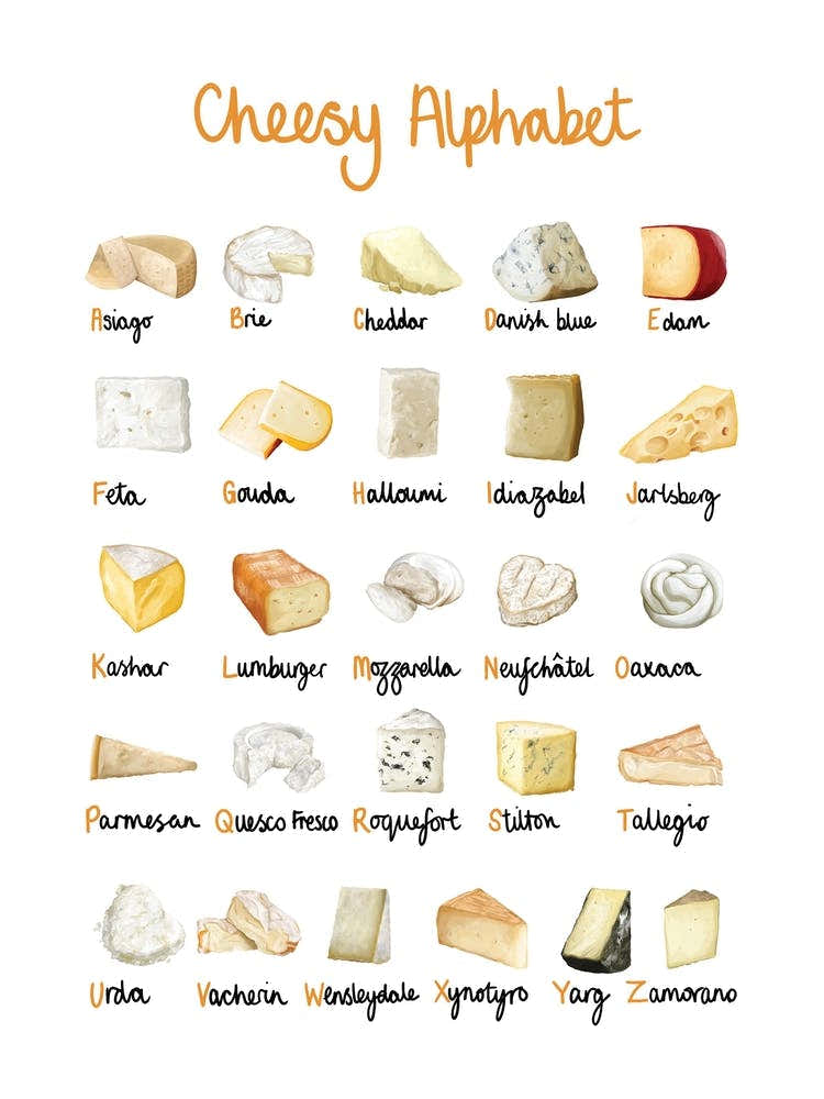 Cheesy Alphabet