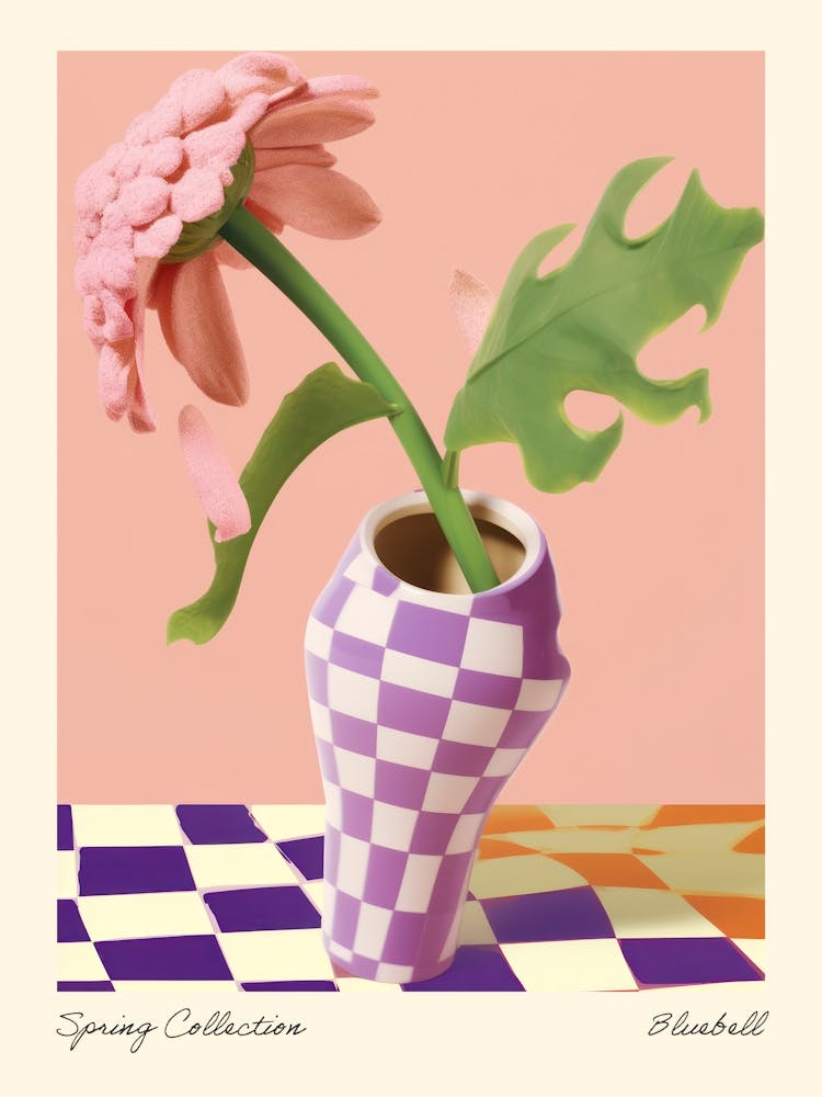 Spring Collection Bluebell Flower Vase 1