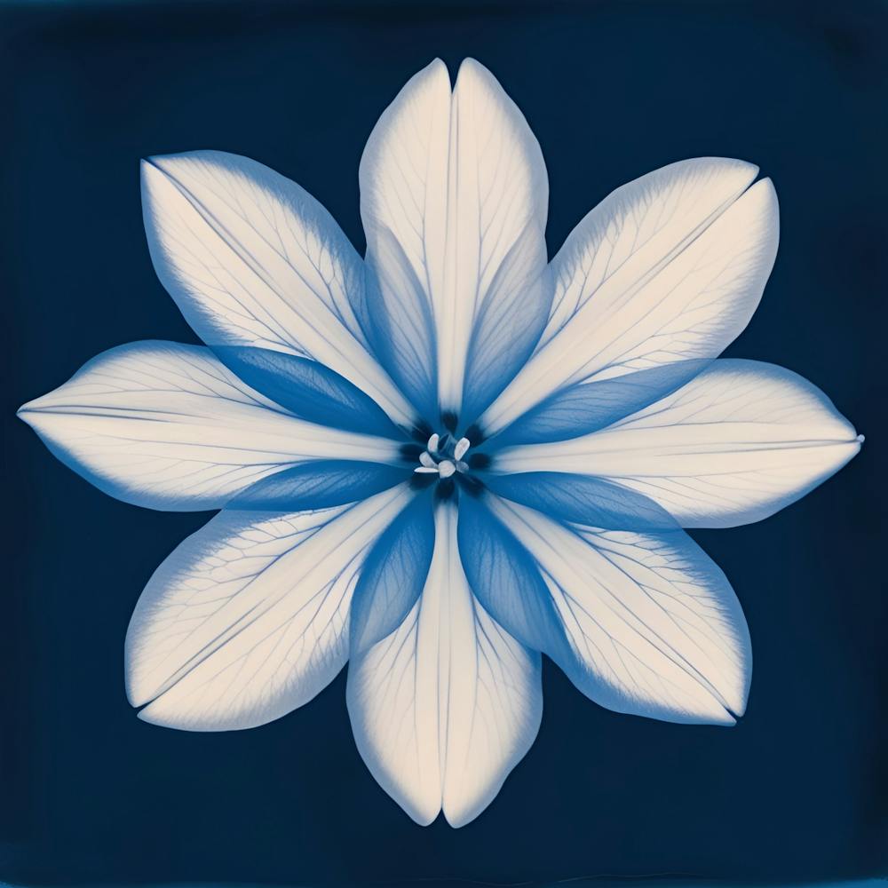 Blue Flower 5