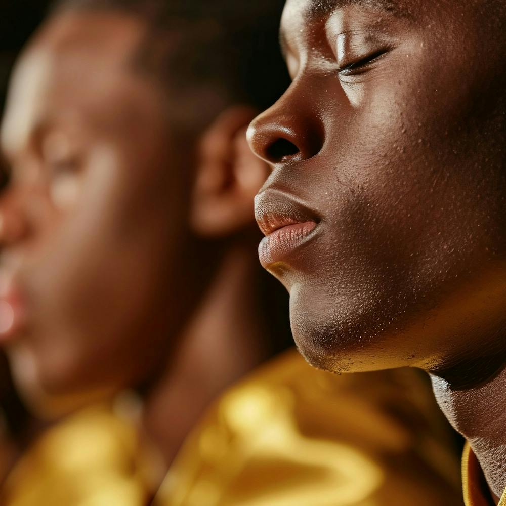 Football Players Praying