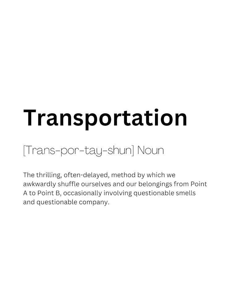 Transportation Definition Meaning
