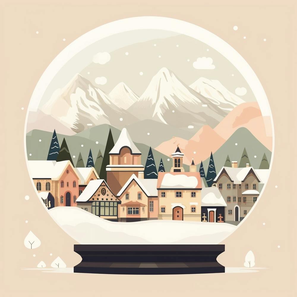 Queenstown New Zealand Snowglobe