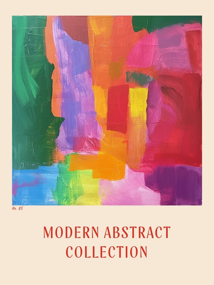 Modern Abstract Collection Poster 85