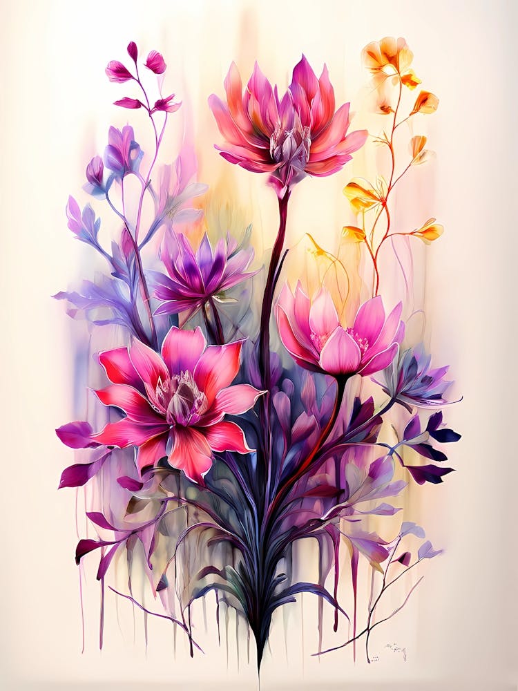 Lotus Flower Painting 1