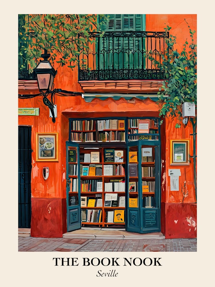Seville Book Nook Bookshop 4 Poster