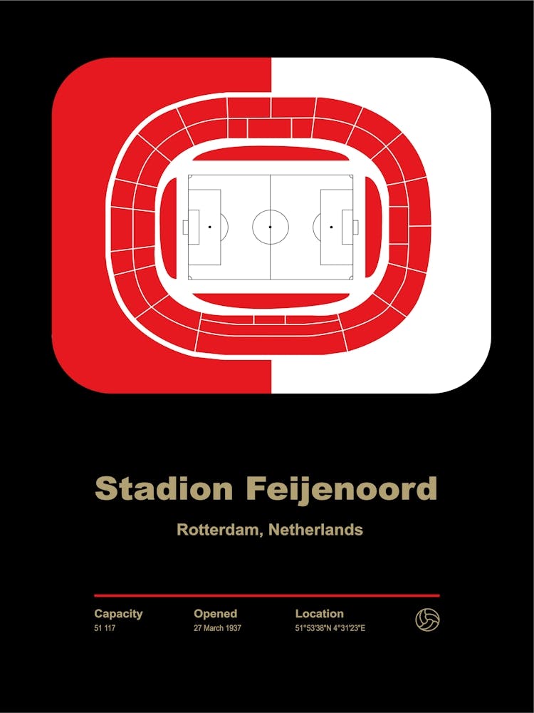 Stadion Feijenoord Print