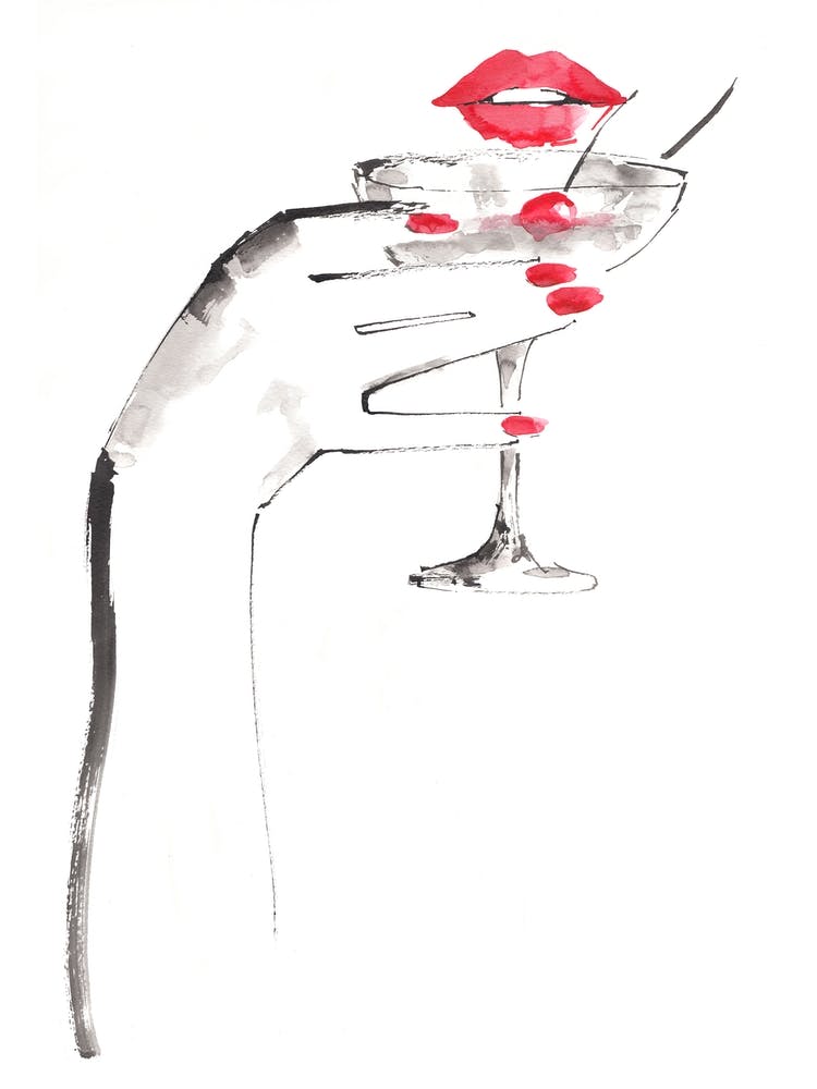 Martini On The Lips