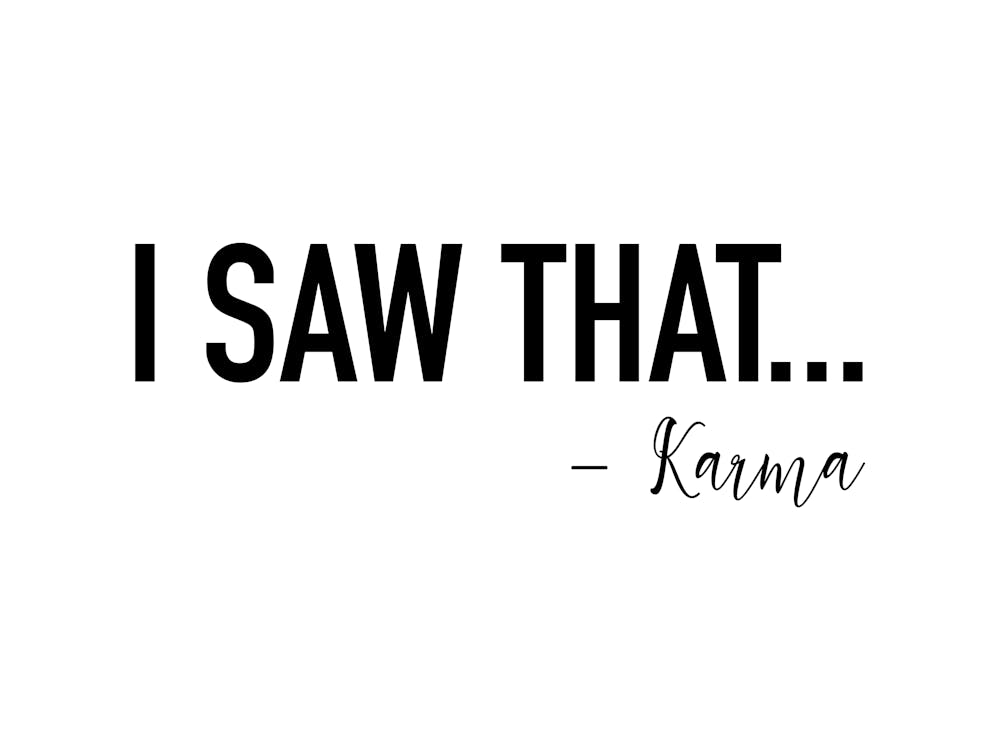 I Saw That By Karma