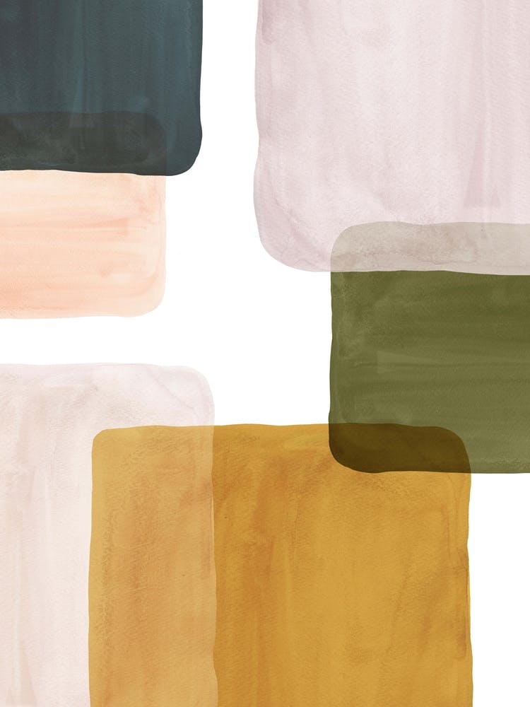 Abstraktes Aquarellgemälde