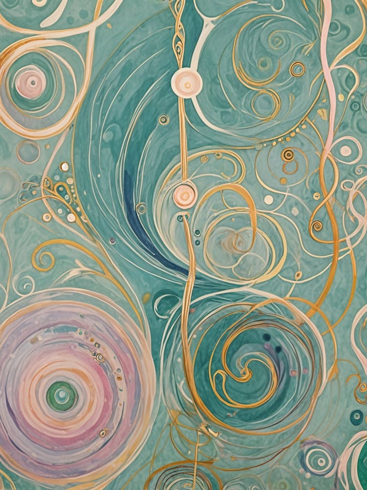 Dance Of Swirls And Spirals