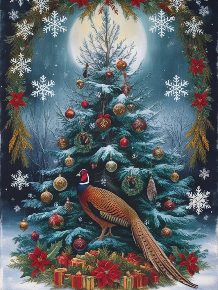 William Morris Faisans de Noël
