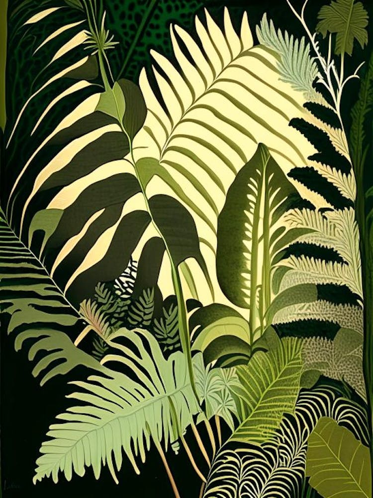 Walking Fern Rousseau Inspired