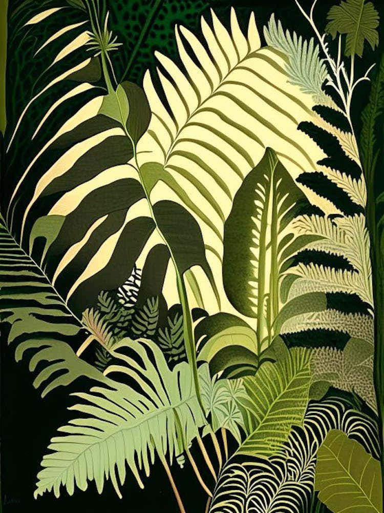 Walking Fern Rousseau Inspired